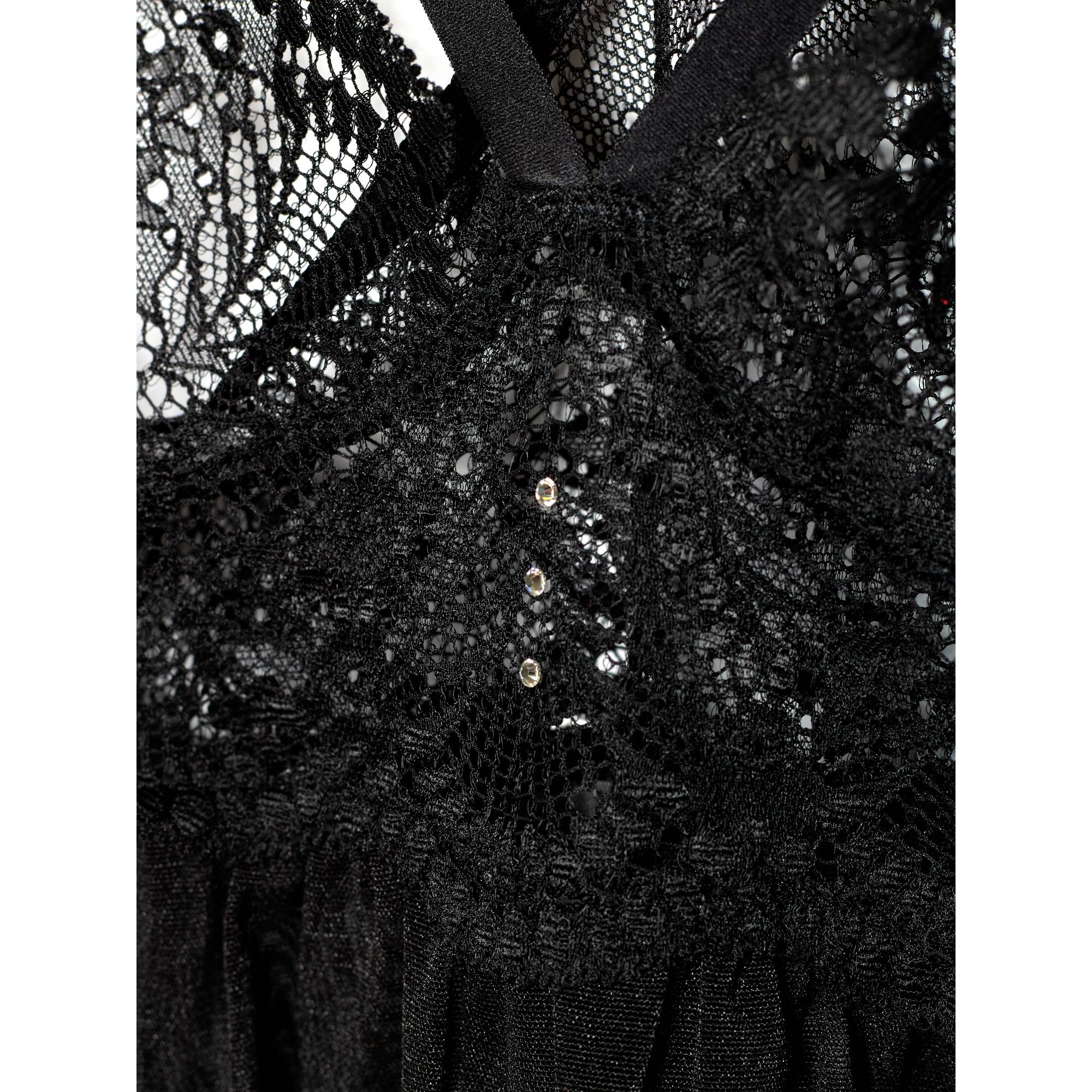 Сорочка ночная женская CONTE ELEGANT SWAROWSKI LHW 1087 royal black